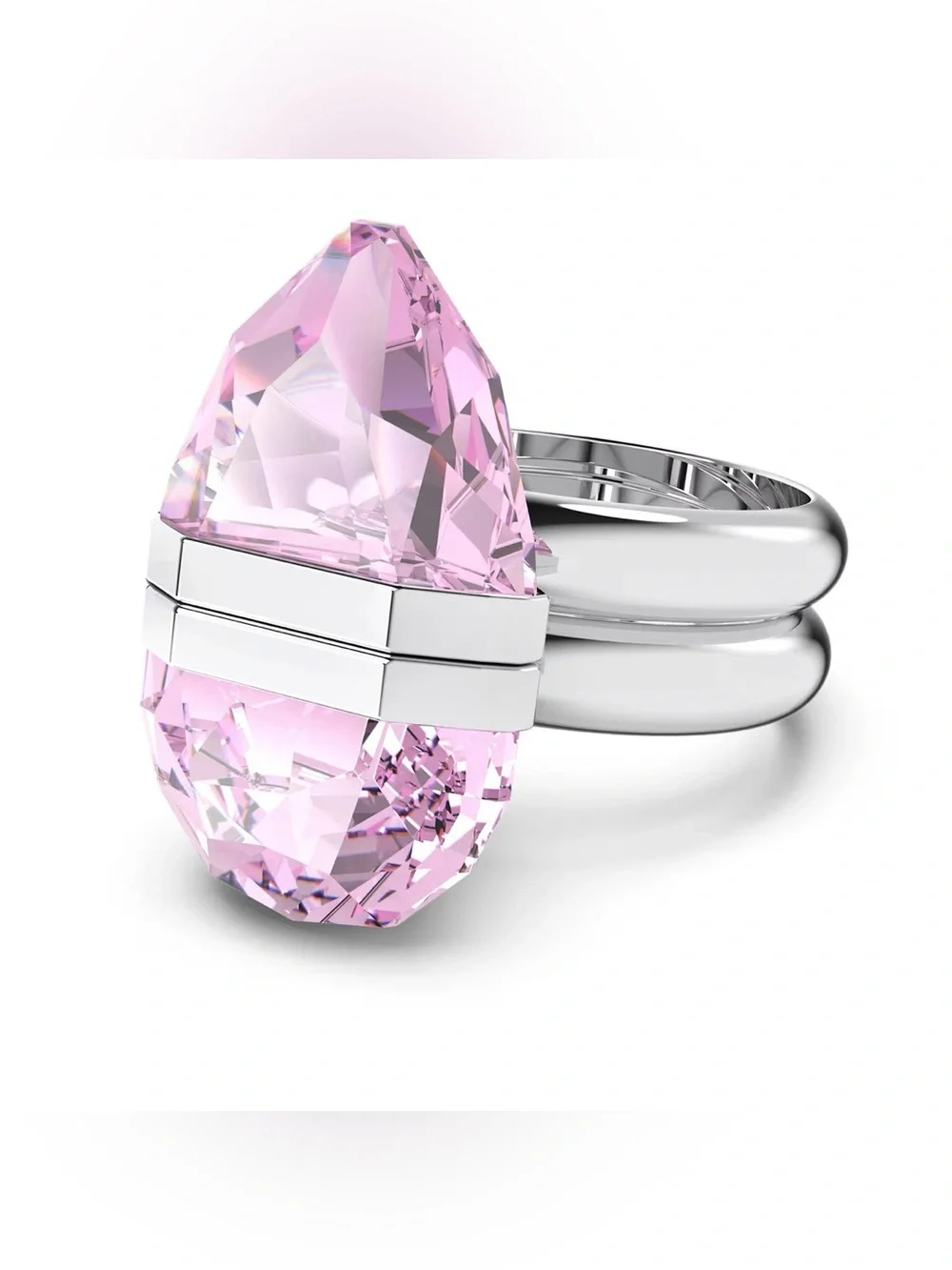 New! SWAROVSKI Lucent Ring PINK